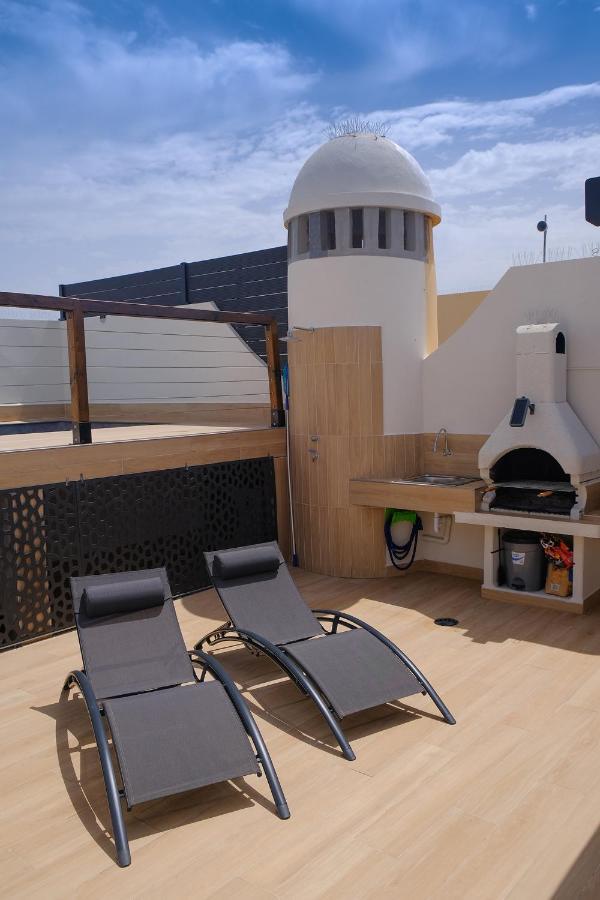 Ático con piscina privada a 150m de la playa Apartamento Vera Exterior foto